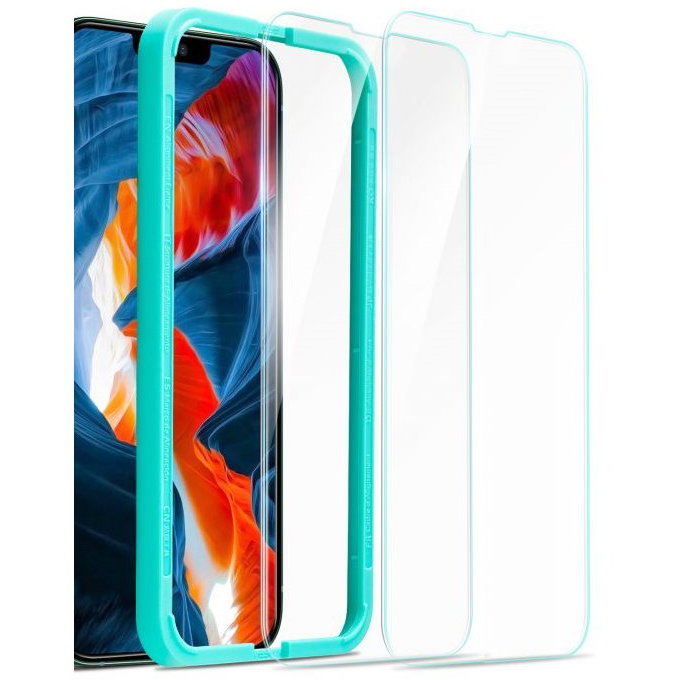 Folie protectie transparenta Case Friendly Tempered Glass compatibila cu iPhone 13 Pro Max 2-Pack