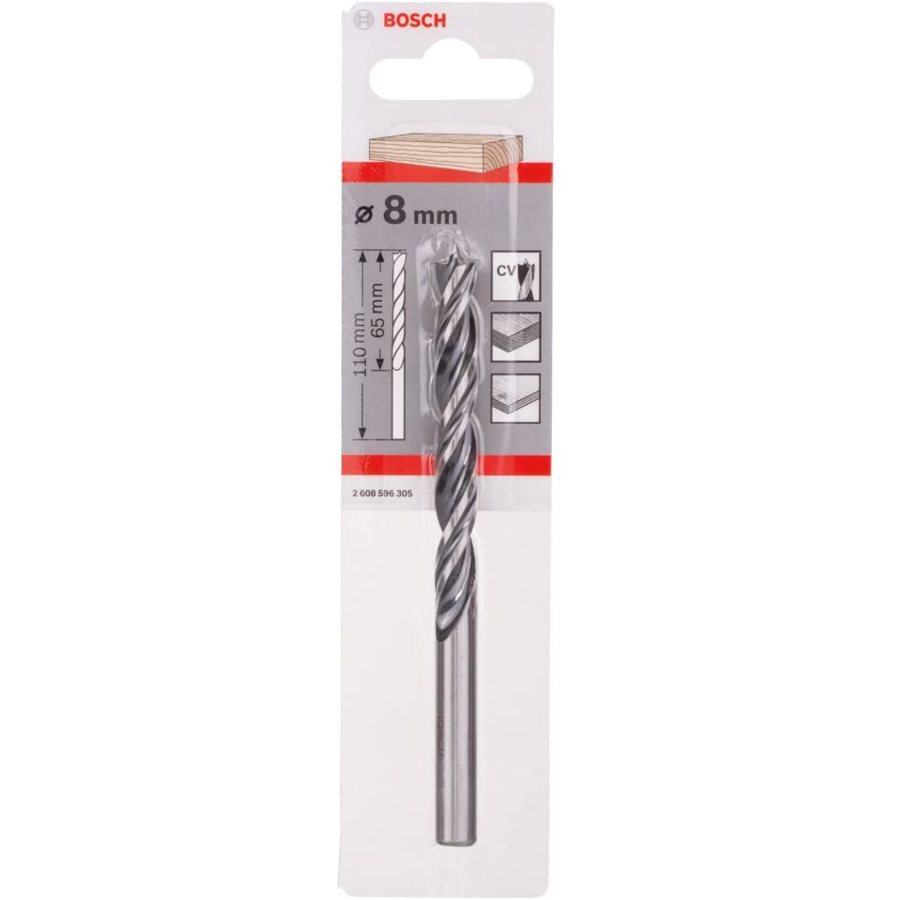 Burghiu ascutit 8x75x117mm Pentru Lemn