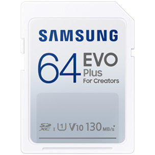 Card EVO Plus for Creators R130 SDXC 64GB UHS-I U1 Clasa 10