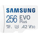 Card Samsung EVO Plus 2021 R130 microSDXC 256GB UHS-I U3 A2 Clasa 10