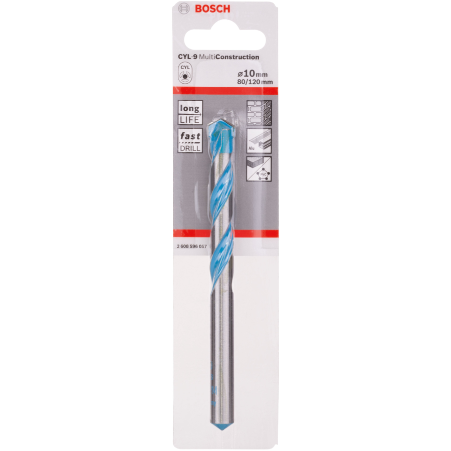 Burghiu Multi Construction CYL-9 10 x 80 x 120 mm