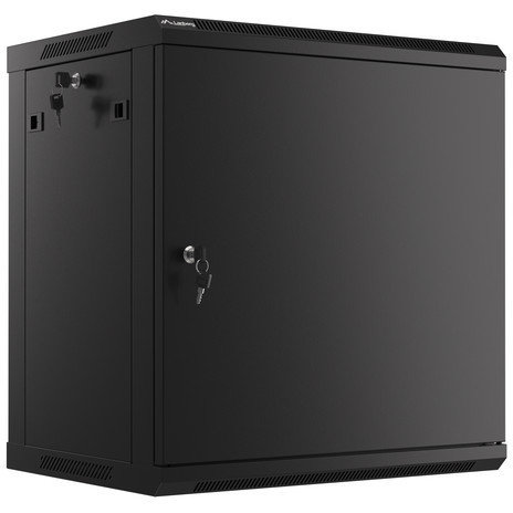 Cabinet metalic Lanberg WF02-6612-10S 12U, Wall mount, 600 x 600, Temper glass door, Gri - imagine 2