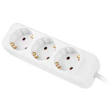 Prelungitor 3 prize 1.5m White