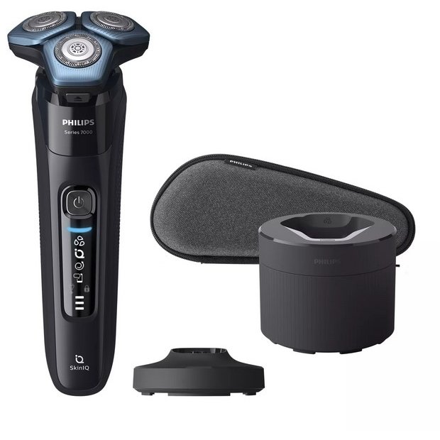Aparat de barbierit electric umed si uscat Series 7000 S7783/55 tehnologie SkinIQ Negru