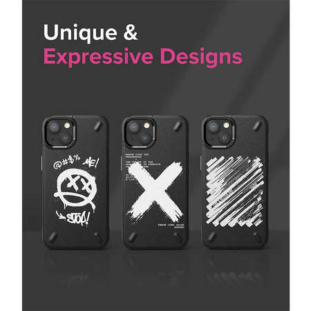 Husa Ringke Onyx Design Paint Negru pentru iPhone 13 mini
