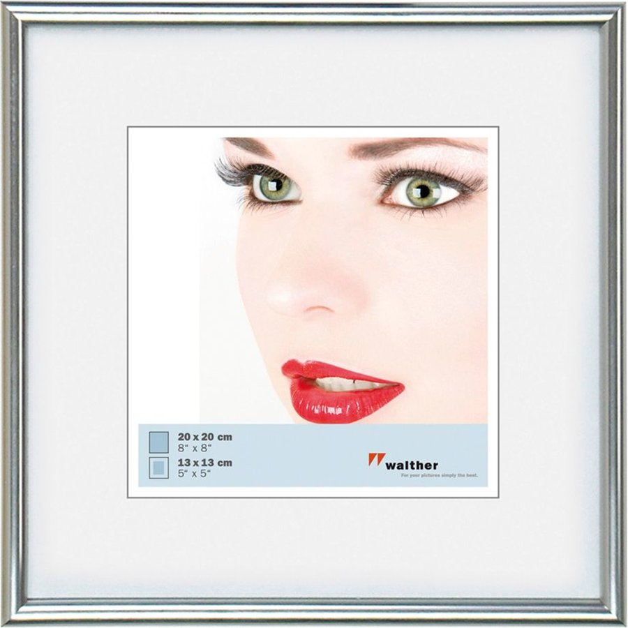 Rama foto Galeria 20x20cm Resin Silver