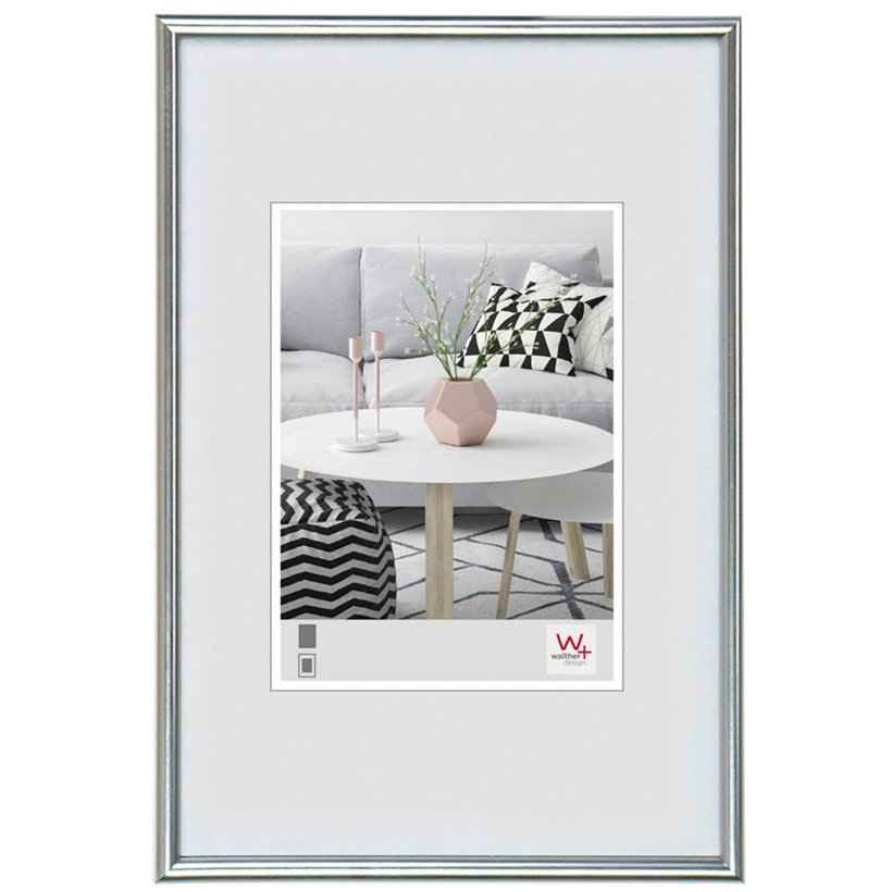 Rama foto Galeria 30x40cm Resin Silver