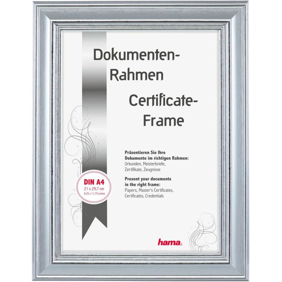 Rama foto Lobby 21x29.7cm Resin Silver