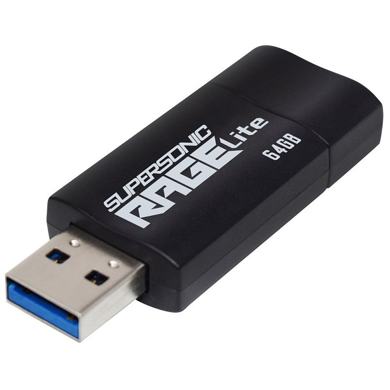 Memorie USB Supersonic Rage Lite 64GB USB 3.2 Gen1 Black