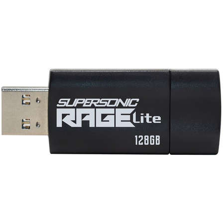 Memorie USB PATRIOT MEMORY Supersonic Rage Lite 128GB USB 3.2 Gen1 Black