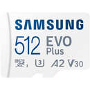 EVO Plus 2021 R130 microSDXC 512GB UHS-I U3 A2 Clasa 10