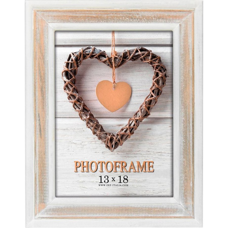 Rama foto Zacapa 13x18cm Wood White Brown