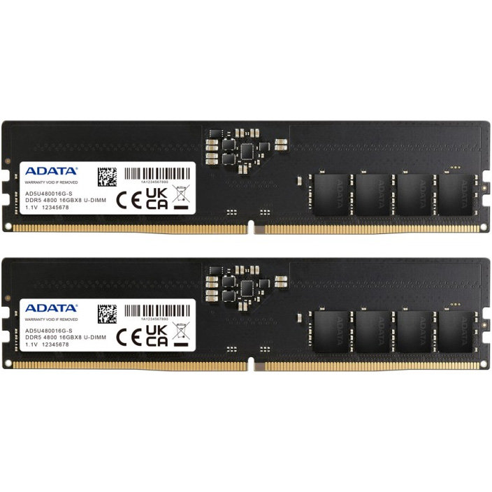 Memorie 64GB (2x16GB) DDR5 4800MHz CL40 Dual Channel Kit