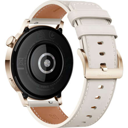 Smartwatch Huawei Watch GT 3 elegant 42mm Light Gold white Leather