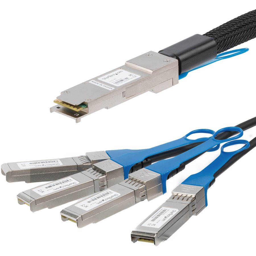 Cablu QSFP+ Breakout 5m Black