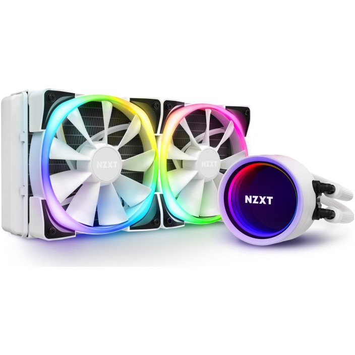 Cooler procesor Kraken X63 RGB 280mm White