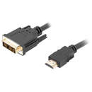 Cablu HDMI la DVI-D single link, 3m, CA-HDDV-10CC-0030-BK, Lanberg