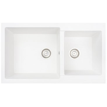 Chiuveta Blanco B85 Granit compozit Dimensiuni 85 x 50cm Alb