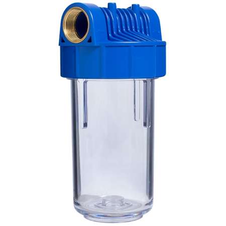 Carcasa filtru Valrom Aquapur 7inch 6 bari R3/4 Blue Transparent