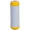 Cartus filtrant cu carbune activ granular antibacterian Valrom Aquapur 10inch White Yellow