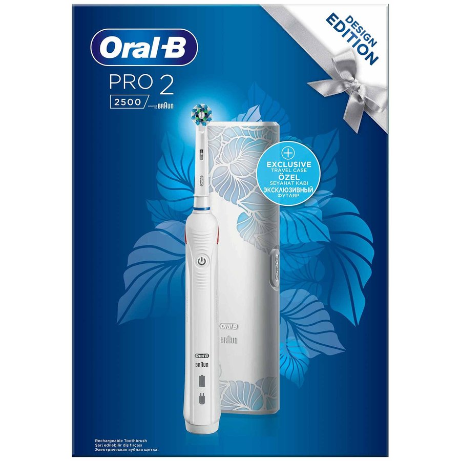Periuta electrica Pro 2 2500 Design Edition White + Travel Case