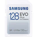 Card Samsung EVO Plus for Creators R130 SDXC 128GB UHS-I U3 Clasa 10