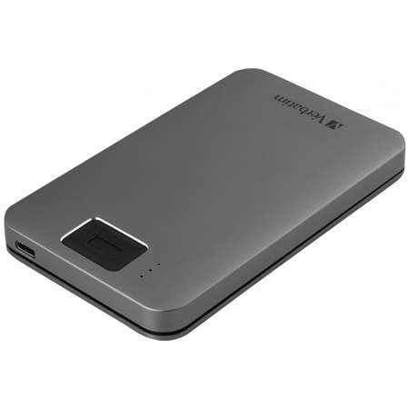 Hard disk extern Verbatim Fingerprint Secure 1TB 2.5 inch USB 3.2 Grey