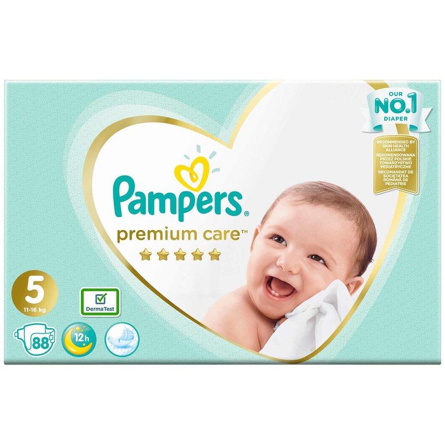 Scutece Premium Care 5 Mega Box 88 buc