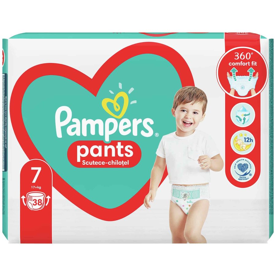 Scutece Active Baby Pants 7 38 bucati