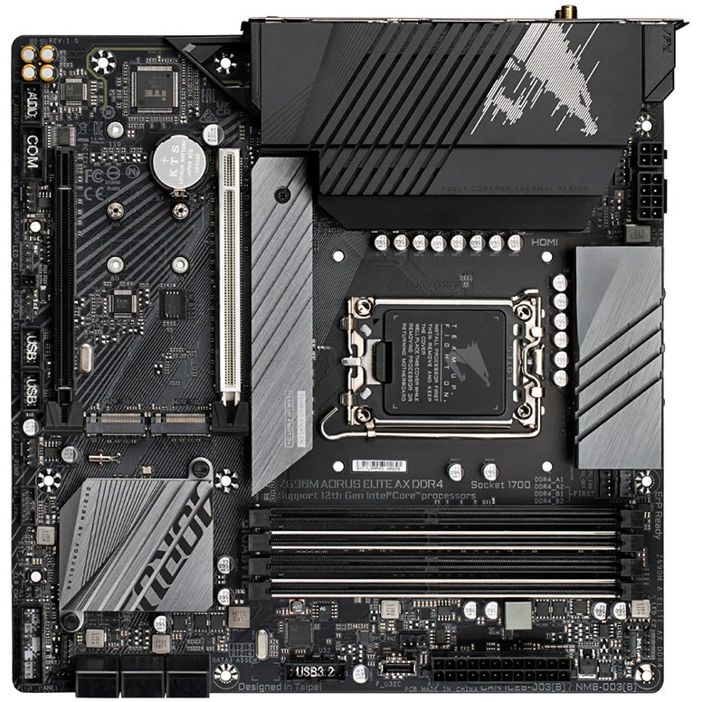 Placa de baza Z690M AORUS ELITE AX DDR4 Intel LGA1700 mATX