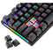 Tastatura gaming mecanica T-Dagger Naxos Iluminare Rainbow Black