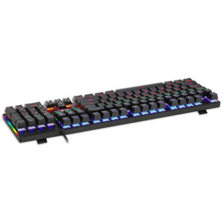 Tastatura gaming mecanica T-Dagger Naxos Iluminare Rainbow Black