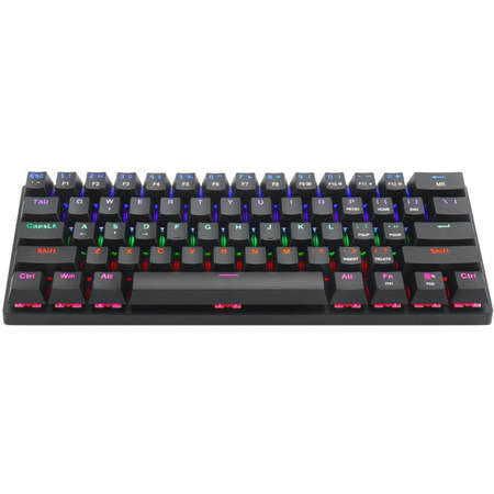 Tastatura gaming mecanica T-Dagger Arena Iluminare Rainbow Black