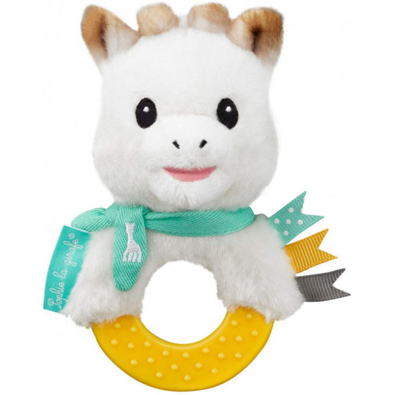 Jucarie Zornaitoare si inel dentitie Plush