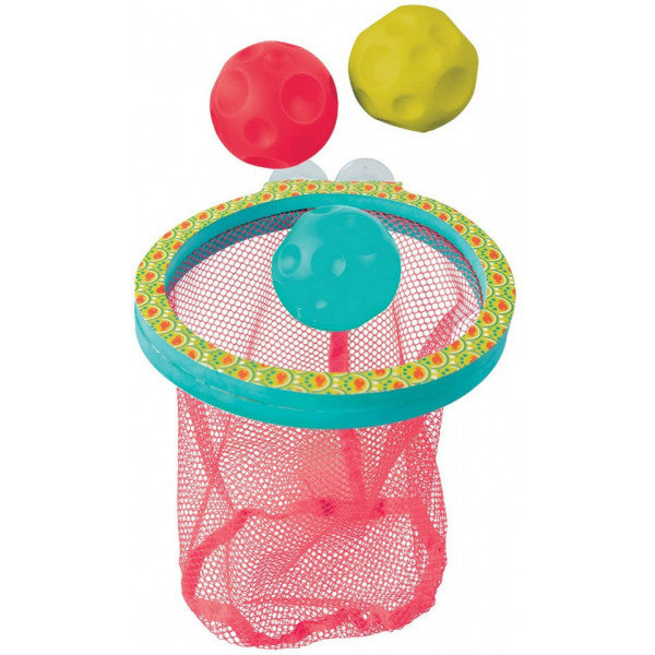 Jucarie Cos de basket cu ventuze pentru baie
