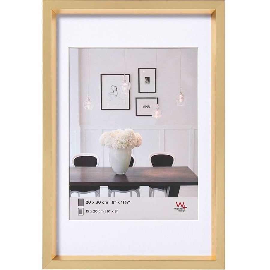 Rama foto Steel Style 20x30cm Resin Gold