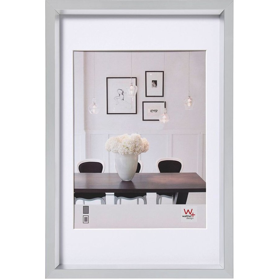 Rama foto Steel Style 30x40cm Resin Silver