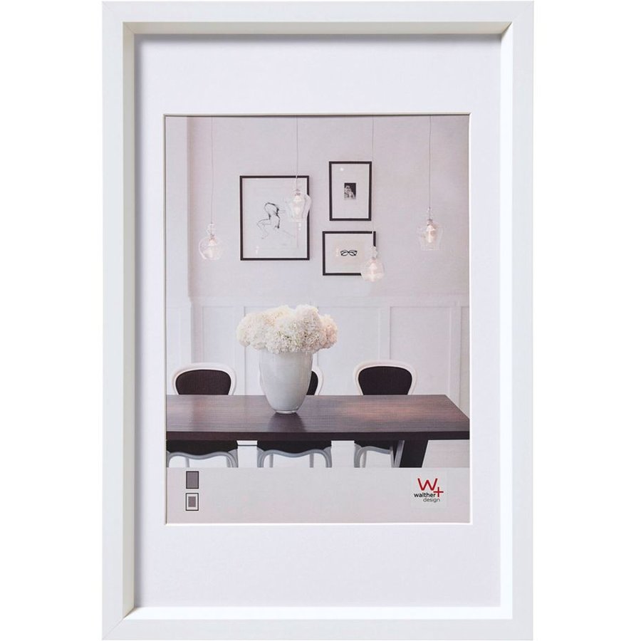 Rama foto Steel Style 30x40cm Resin White