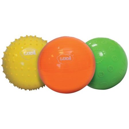 Set 3 Mingi senzoriale Multicolor