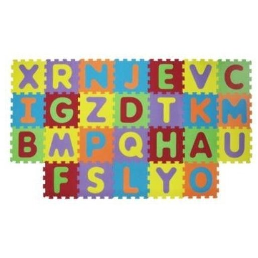 Covoras din spuma tip puzzle Litere