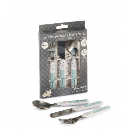 Set 3 tacamuri din inox Forest Argintiu