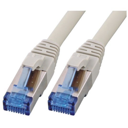 Patchcord S/FTP Flex Cat 6A 1m Grey