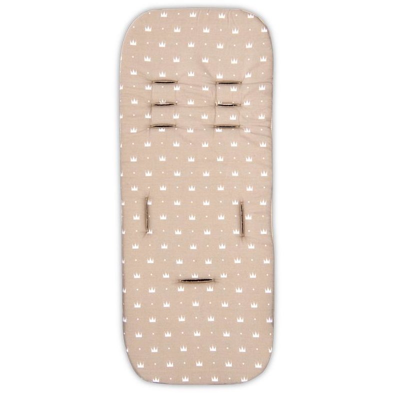 Saltea carucior Cosy Travel Memory, spuma cu memorie, Latte Crowns