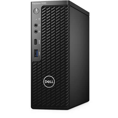 Sistem desktop Dell Precision 3240 Intel Core i7-10700 16GB DDR4 512GB SSD nVidia Quadro P1000 Windows 11 Pro Black