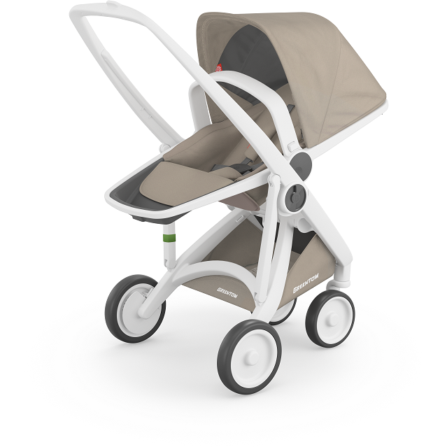 Carucior copii Reversible 100% Ecologic Crem