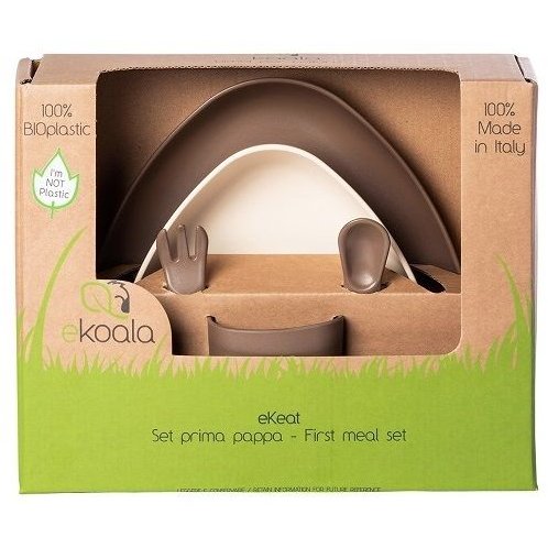 Set de masa eKeat Prima Pappa BIOplastic Brown