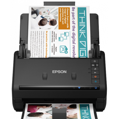 Scanner ES-500WII 600DPI CIS USB Wi-Fi Negru