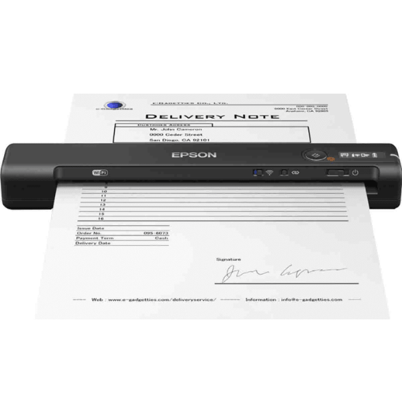 Scanner Workforce ES-60W A4 600DPI Negru