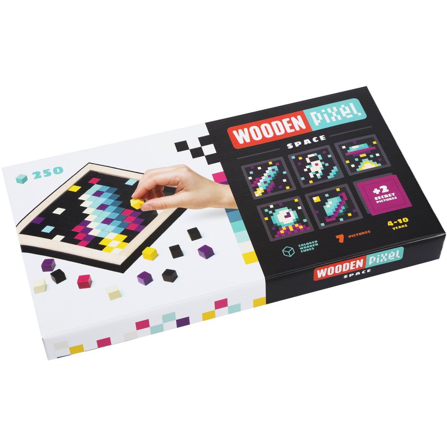 Joc din lemn Mozaic Pixel Space