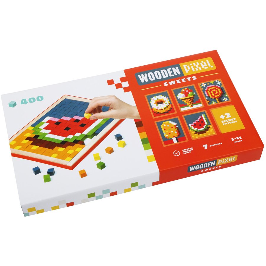 Joc din lemn Mozaic Pixel Sweets